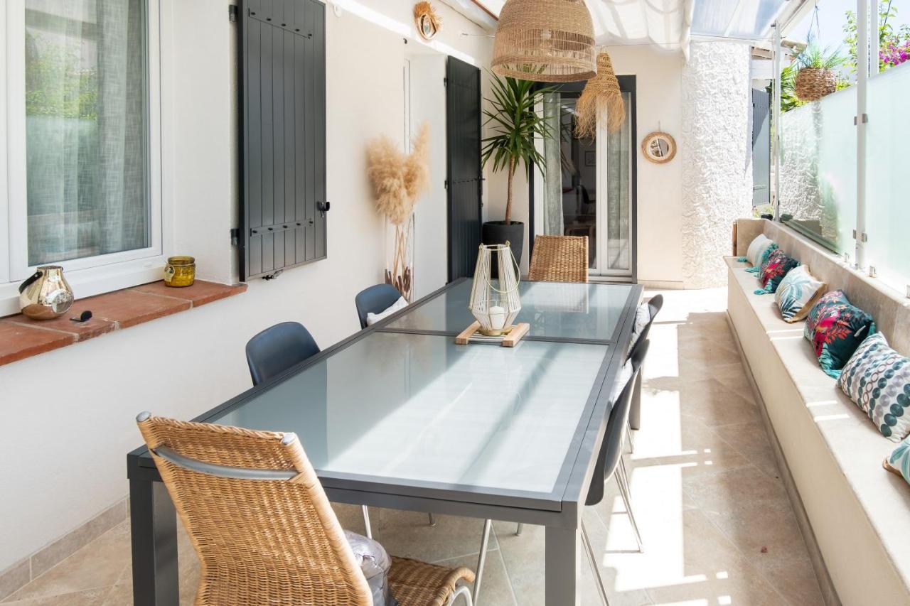 L'Oursinade - Jolie Maison Avec Jacuzzi Et Jardin Bandol Esterno foto